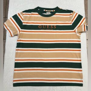 Guess Short Sleeve Tee Vibrant Stripes